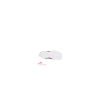 Skechers GOwalk2 Flash Linear Women's Walking Shoe Black/Hot Pink