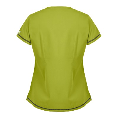 Butter-Soft Scrubs by UA™ Short Sleeve 4-Pocket Top w/ Zipper Trim