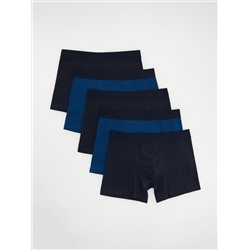 Long Boxershorts, 5er-Pack