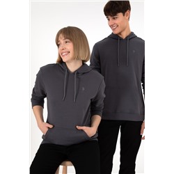 Erkek Antrasit Basic Sweatshirt