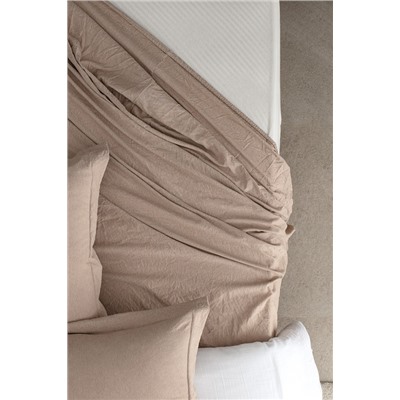 Meleni Tek Kişilik Comforter Set - Kiremit