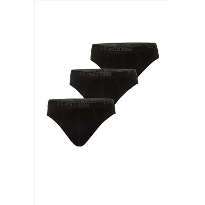 Erkek Siyah 3'lü Slip