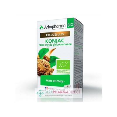 ArkoPharma ArkoGélules - Konjac - Perte de Poids - BIO 150 gélules
