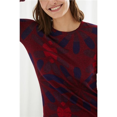 Jersey slim floral