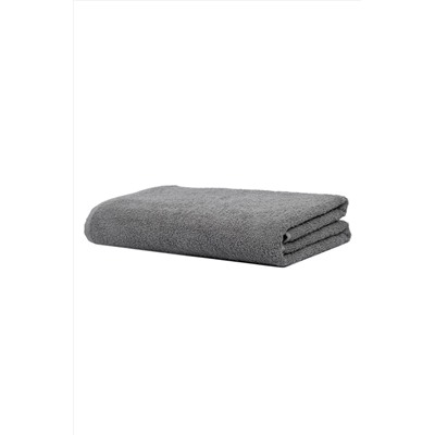 ILGIN HOME Basic Desensiz Gri Battal Boy Banyo Havlusu %100 Pamuk 90x150 Cm. BASICBANYOGRİ90*150