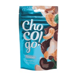 Драже Кешью в белом, в молочном и в тёмном шоколаде ChoCoGo 100 г 1/18, шт