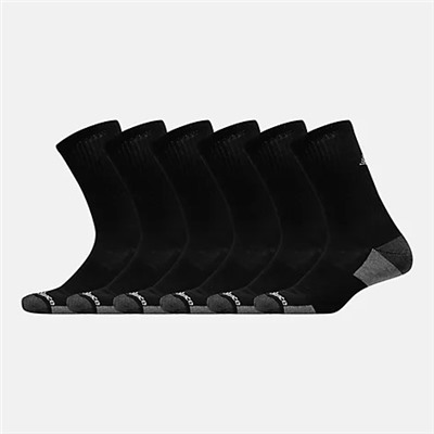 Cushioned Crew Socks 6 Pack