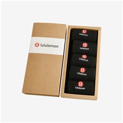 Lululemo*n набор носок в фирменной упаковке, в наборе 5 пар