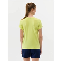 Yeşil Comfort Fit Basic Tişört