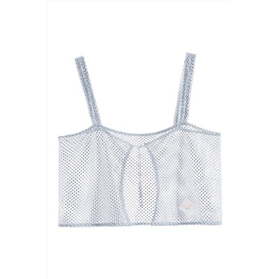 Crop top Gris