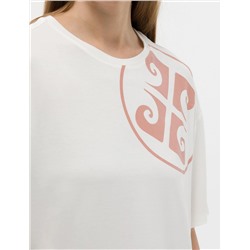 Ekru Comfort Fit Tişört