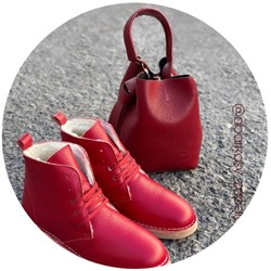Ab.Zapatos 4619/2 granate+Pelle Doble (720) Burdeos