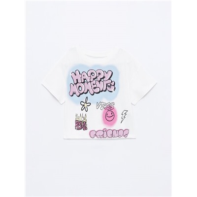 T-SHIRT WITH PRINT ON THE FRONT