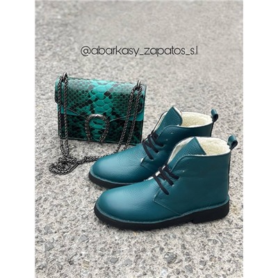 Ab.Zapatos 4619/2 Petrol+Ab.Zapatos PELLE 23-36 (500)-8 АКЦИЯ