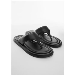 Sandalias piel tiras