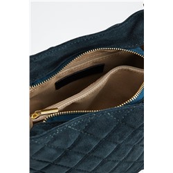 Bolso de piel Hina Petróleo