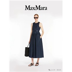 Элегантное хлопковое платье с карманами  Ma*xMar*a  Экспорт