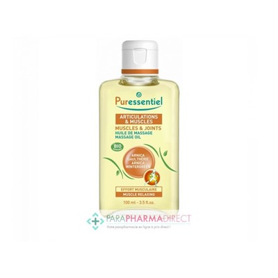 Puressentiel Articulations & Muscles Huile de Massage BIO 100 ml