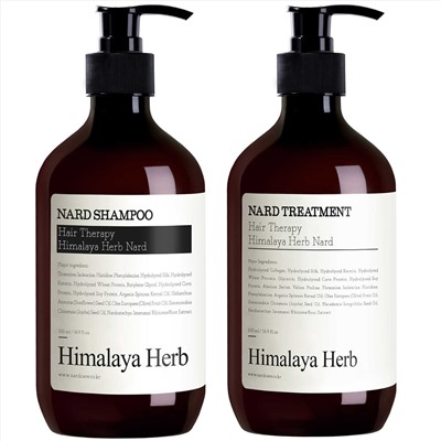 Nard Shampoo and Conditioner Set Signature 16.9 Fl Oz - Strong Vitality from Himalayas - Natural Surfactants giving Soft Cleansing - Argan Olive Jojoba Macadamia Sunflower Oil, Protein, Amino Acids