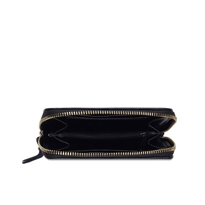 Cartera de piel Moni Negro