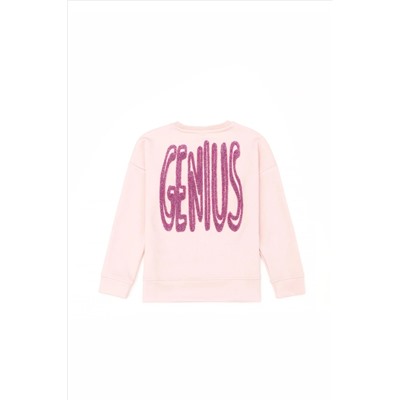 Kız Çocuk Toz Pembe Sweatshirt