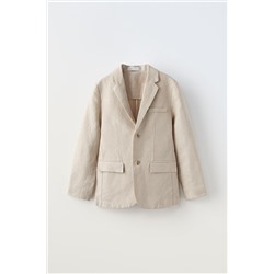 LINEN BLEND SUIT BLAZER