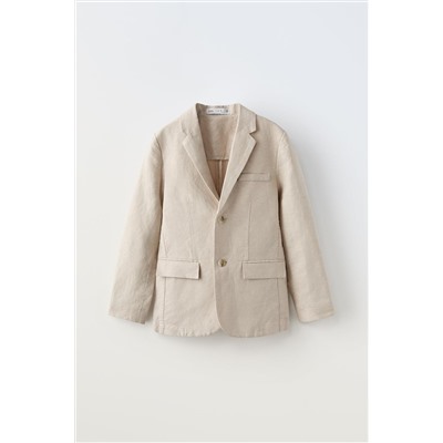 LINEN BLEND SUIT BLAZER