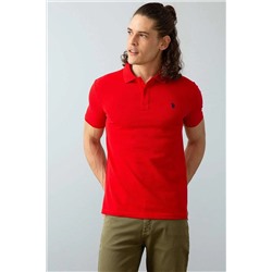 U.S. Polo Assn. Erkek Kırmızı Polo Yaka T-shirt G081gl011.000.739379 G081GL011.000.739379
