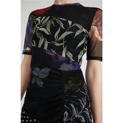Vestido slim midi