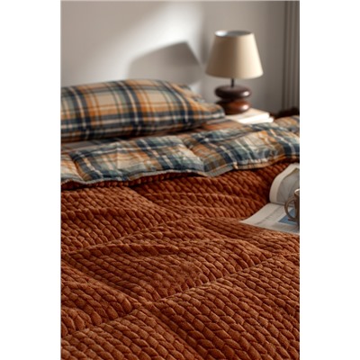 Beth Çift Kişilik Wellsoft Comforter Set - Turuncu