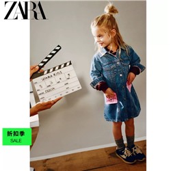 Джинсовое платье для девочки  Оригинал, оф сайт Zar*a