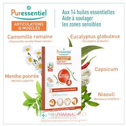 Puressentiel Articulations & Muscles Pure Heat Patchs Chauffants 3x3 PatchsLot  × 3