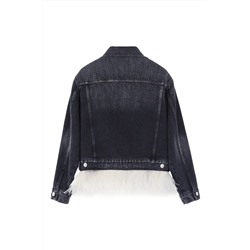 Chaqueta vaquera Negro