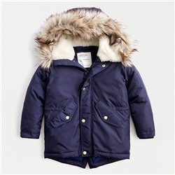 Boys' fishtail parka with eco-friendly PrimaLoft®