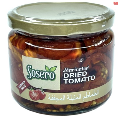 Томаты вяленые в масле Sosero 290 гр 1/12 (стекло)
