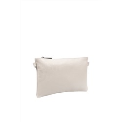 Bandolera de piel Blanco