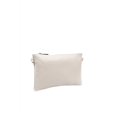 Bandolera de piel Blanco