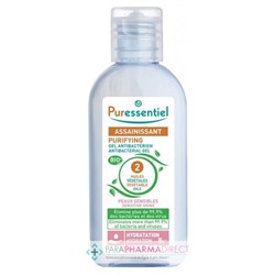 Puressentiel Assainissant Gel Antibactérien Hydratation Peaux Sensibles 80ml