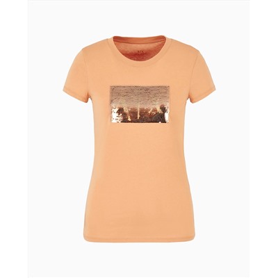 SLIM FIT T-SHIRT IN STRETCH COTTON JERSEY