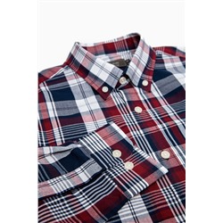 Camisa Rojo y azul marino