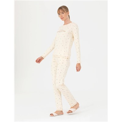 Açık Sarı Pijama Takımı