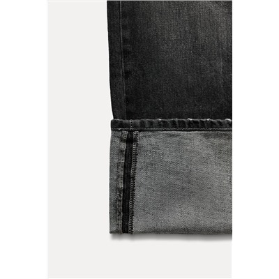 TRF STRAIGHT-LEG MID-RISE JEANS