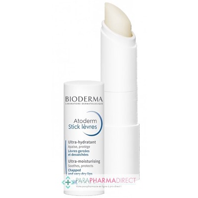 Bioderma Atoderm Stick Lèvres Ultra-Hydratant 2x4 gLot  × 2