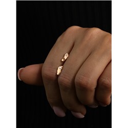 Серьги-пусеты из золочёного серебра с фианитами - Пяточки 925 пробы 4-427з200