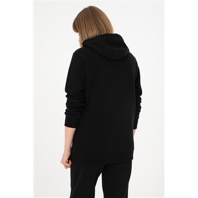 Erkek Siyah Basic Sweatshirt