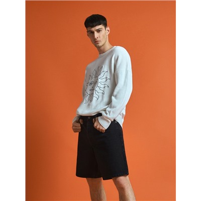 Baggy-Shorts aus Baumwolle