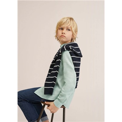 Camisa algodón lino -  Niño | MANGO OUTLET España