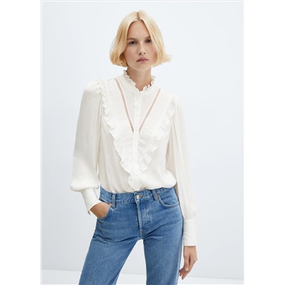 Camisa detalle volantes