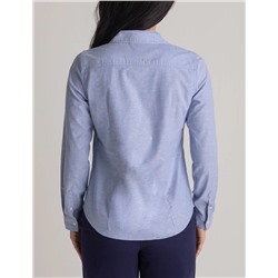 LONG SLEEVE SOLID STRETCH OXFORD SHIRT