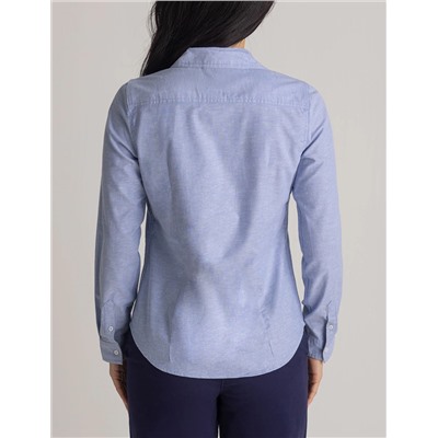 LONG SLEEVE SOLID STRETCH OXFORD SHIRT